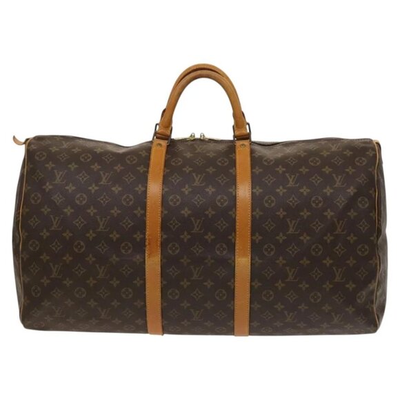 LOUIS VUITTON Monogram Keepall 60 Boston Bag M41422 LV Auth bs26456 - Picture 1 of 15